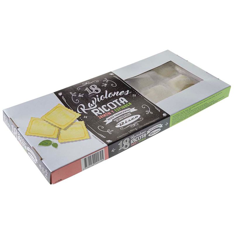 Raviolones-DISCO-ricota-jamon-y-espinaca-380g-1