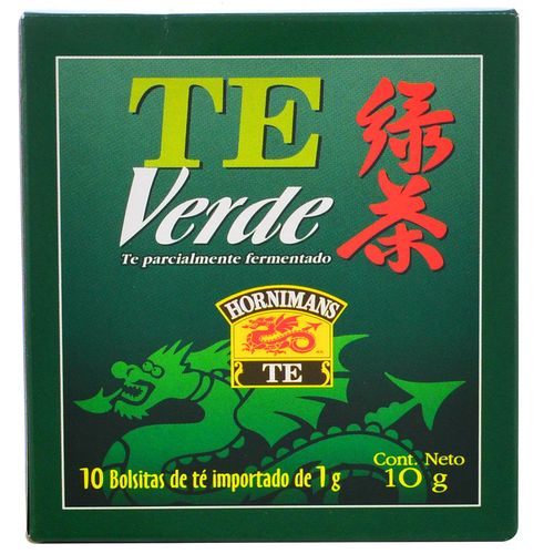 Té verde HORNIMANS 10 un.