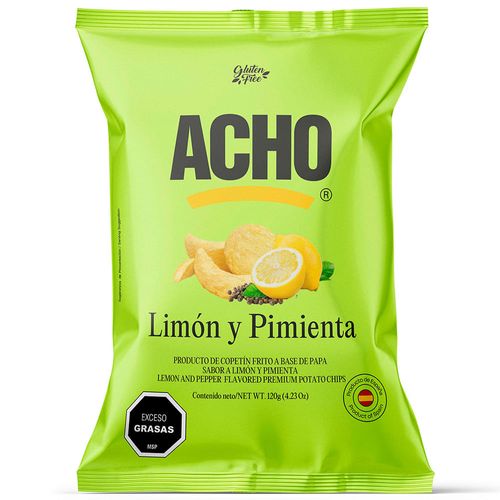 Papas fritas limón y pimienta ACHO 120 g