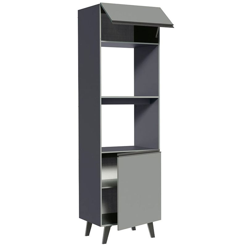 Armario-Cocina-2-Puertas-2-Nichos-60x211x52-cm-Gris-0