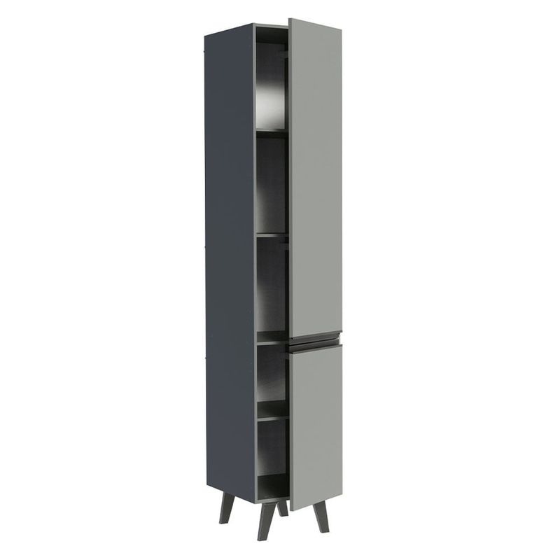 Armario-Cocina-2-Puertas-40x211x52-cm-Gris-0