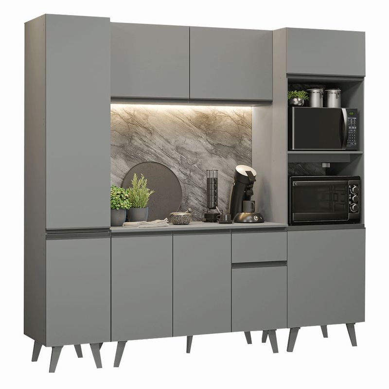 Bajo-Mesada-3-Puertas-1-Cajon-120x84x52-cm-Gris-6