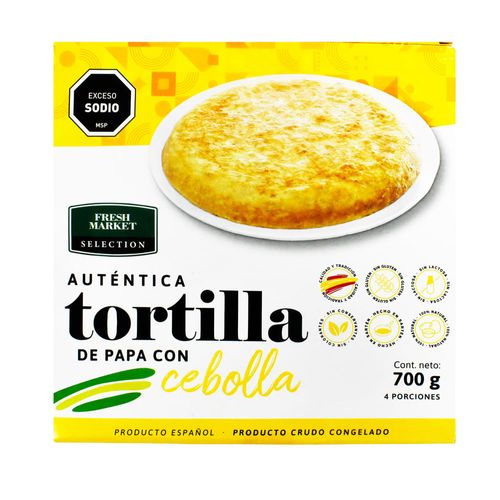 Tortilla FRESH MARKET Selection con cebolla 700 g