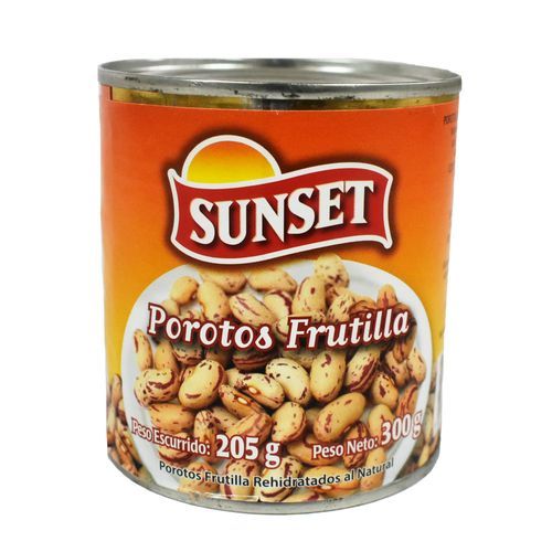 Porotos Frutilla SUNSET 300 g