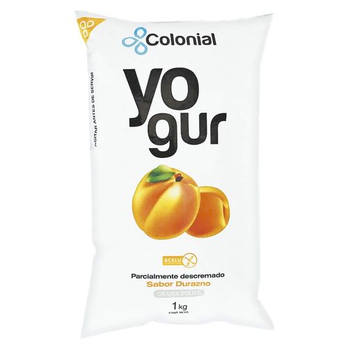 Yogur COLONIAL Durazno 1 L