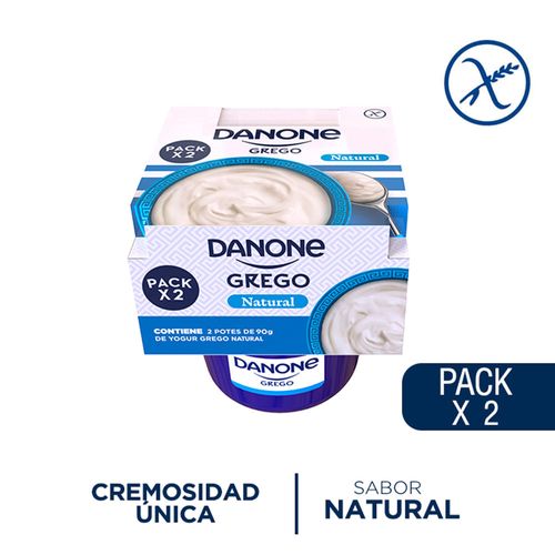 Yogur DANONE Griego Natural 180 g