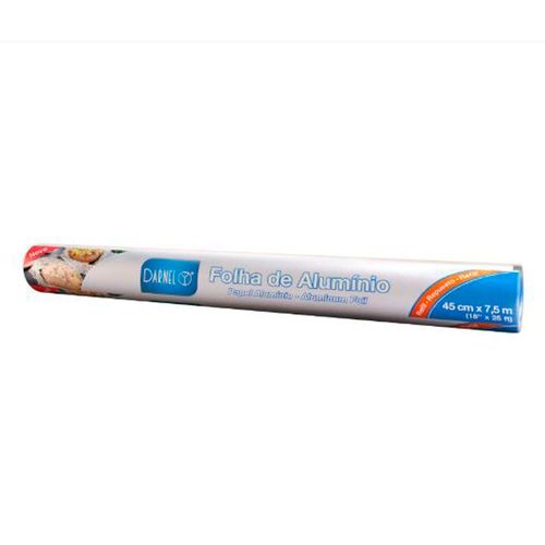 Papel de aluminio DARNEL rollo 45 cm x 7,5 m