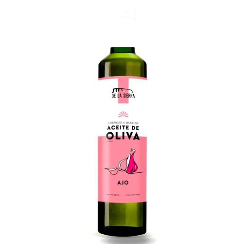 Aceite oliva DE LA SIERRA extra virgen ajo 250 cc