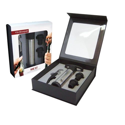 Set x 3 piezas de Accesorios para Vino VIN BOUQUET