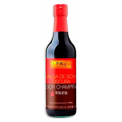 Salsa de Soja Oscura Champignon LEE KUM KEE 500 ml