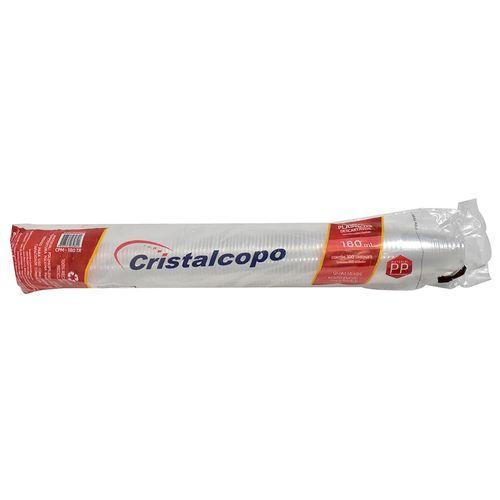 Vaso transparente pp 180 ml