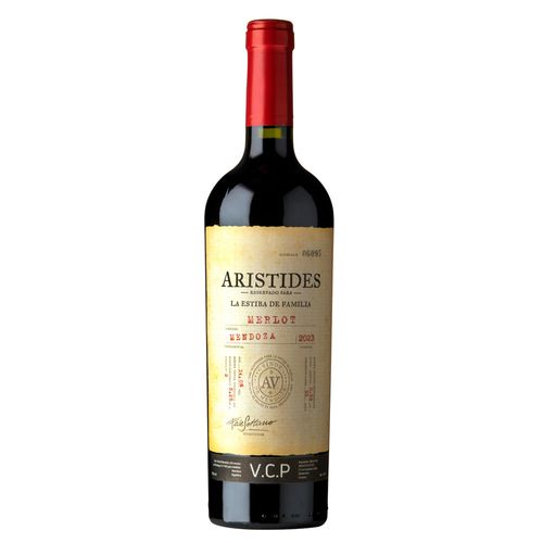 Vino Tinto Merlot ARISTIDES estiba bt. 750 ml