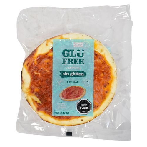 Pizza con muzzarella y cebolla x un