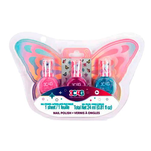 Esmalte trío mariposa