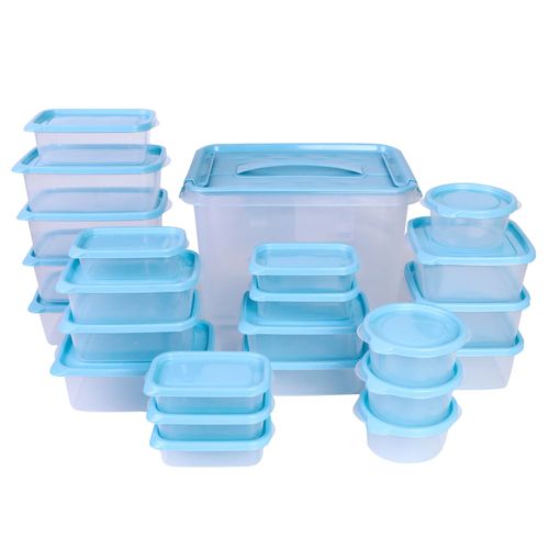 Set x 24 Contenedores Súper Lock 1 x 10.5 L 6 x 225 ml