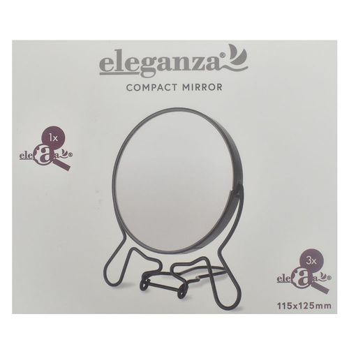 Espejo de Maquillaje 2 Caras Negro 5656820