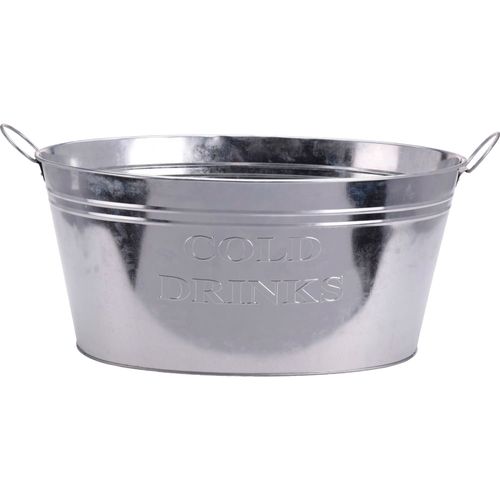 Champagnera oval zinc 50x35 cm