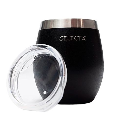Mate 240 ml acero inoxidable doble pared Negro AQUA