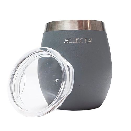 Mate 240 ml acero inoxidable doble pared Gris AQUA