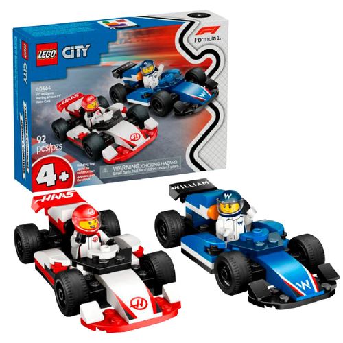 LEGO City F1 Williams Racing y Haas F1