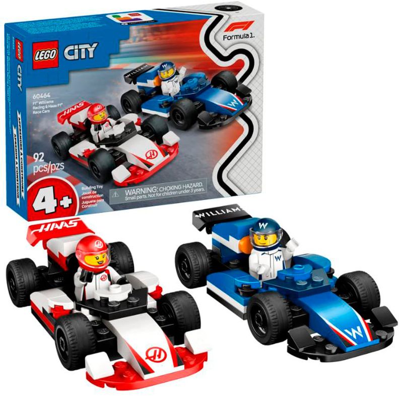LEGO-City-F1-Williams-Racing-y-Haas-F1-0