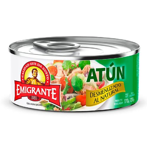 Atún Desmenuzado al Natural EL EMIGRANTE 170 g