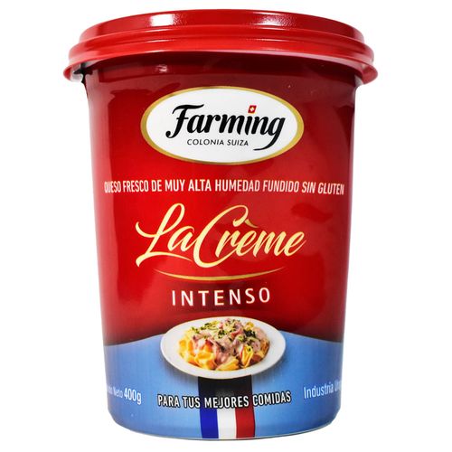 Queso Untable La Creme Intenso FARMING 400 g