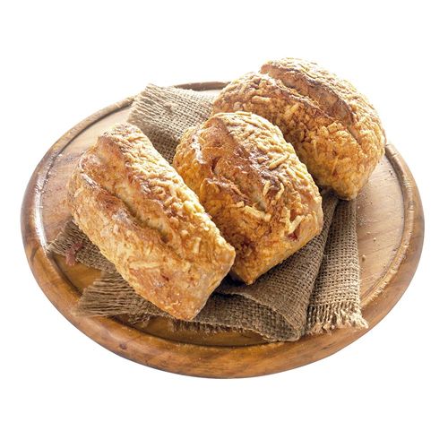 Mini pan rústico con bondiola y queso x un.