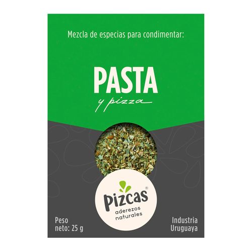 Aderezo Pasta y Pizza PIZCAS 25 g