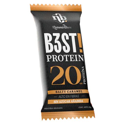 Barrita Proteína b3 NATURAL BARS Salty Caramel 60 g