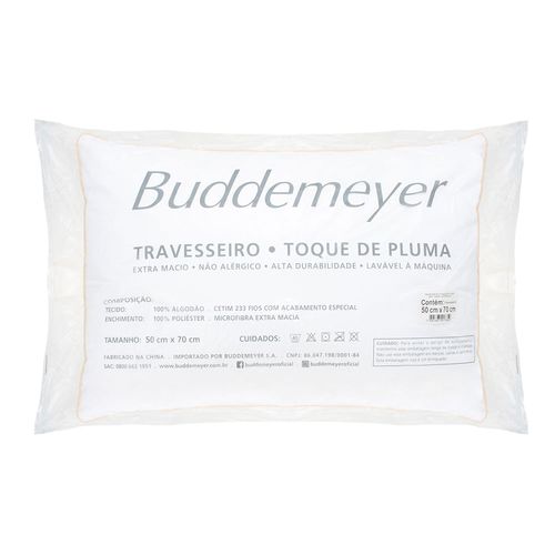 Almohada BUDDMEYER Toque de Pluma 50x70 cm