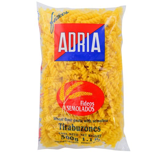 Fideos semolados ADRIA Tirabuzón 500 g