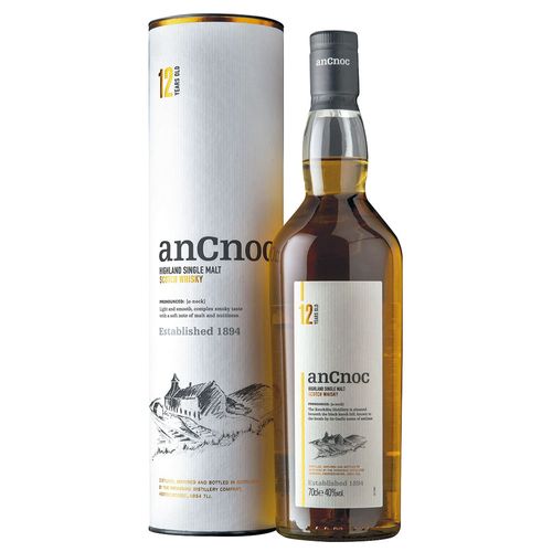 Whisky Escocés ANCNOC 12 Years Single Malt 700 cc