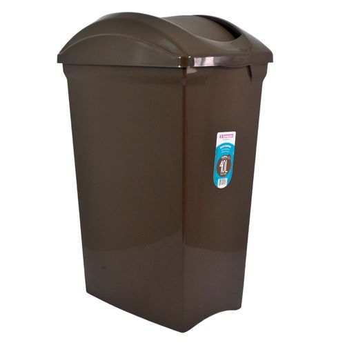 Basurero selectivo marrón 40 L