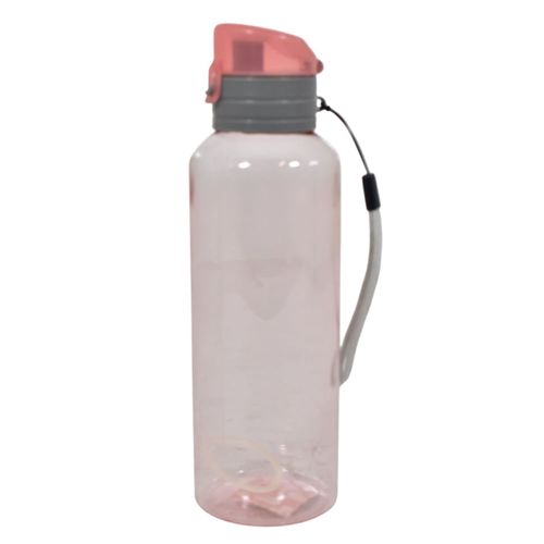 Botella 19x6,5 cm verde, morado, rosa, turquesa en PP