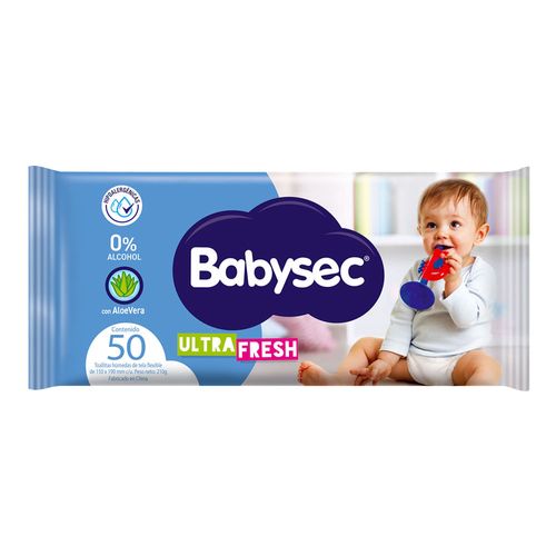 Toallitas húmedas BABYSEC ultra 50 un.
