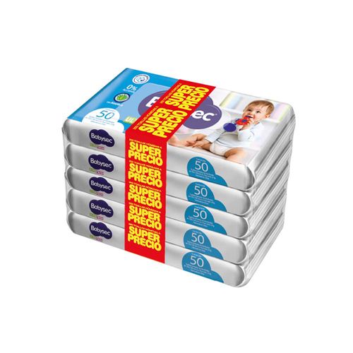 Toallas Húmedas BABYSEC 250 un.