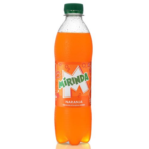 Refresco MIRINDA Naranja sin azúcar 500 ml