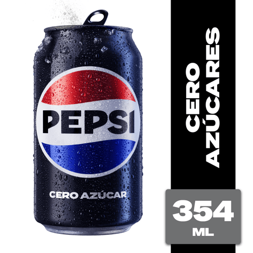 Refresco PEPSI black 354 ml