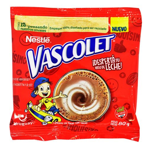 Achocolatado VASCOLET Nestlé 80 g