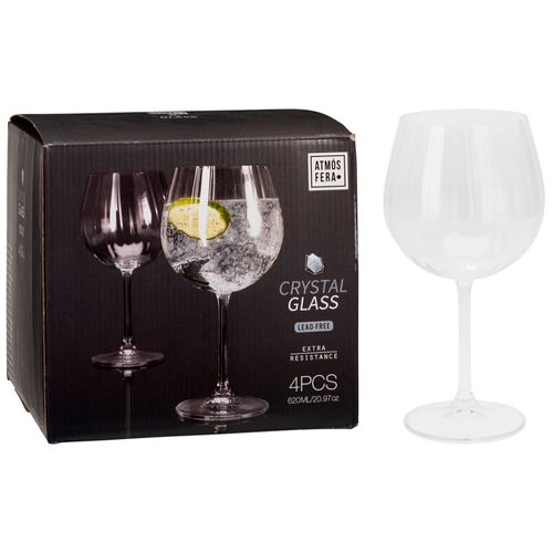 Set x 4 Copas Gin Tonic 620 ml Vidrio