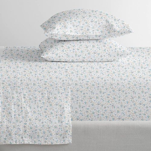 Juego de sabanas HOME Queen Microfibra estampado flores