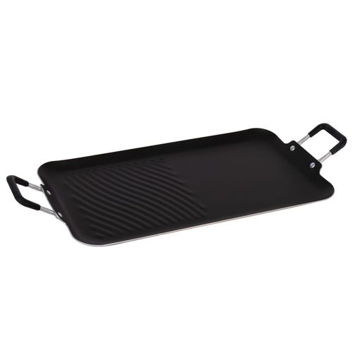 Plancha Doble Vital Black Antiadherente