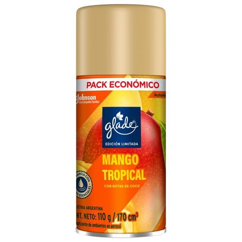 Desodorante Amb. GLADE Mango Tropical Repuesto