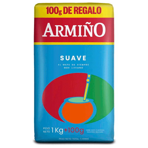 Yerba ARMIÑO Suave 1 kg + 100 g de Regalo