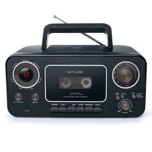 Radiograbador MUSE Cd/Cassette Fm Sint Analogo