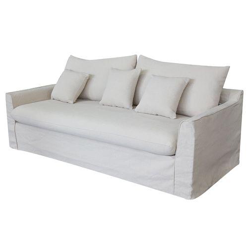 Sofá 4 Cuerpos Beige 227x103x90 cm