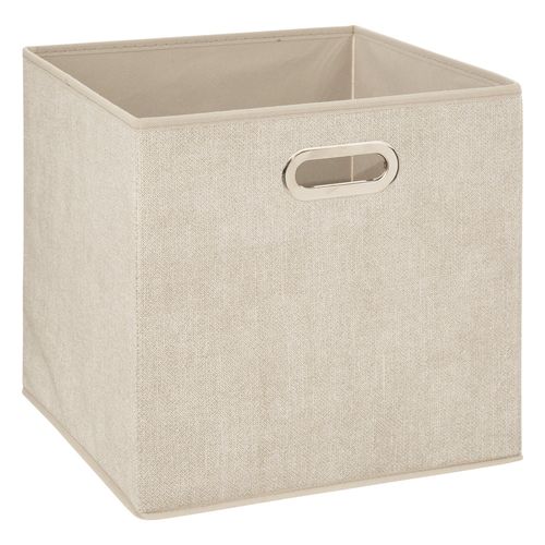 Caja organizadora 31 x 31 cm five lino beige