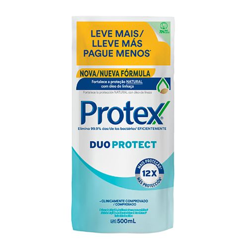 Jabón líquido manos PROTEX Dúo Proyect refill 500 ml