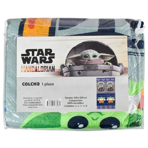 Colcha Infantil 140 x 220 cm Ultra Baby Yoda
